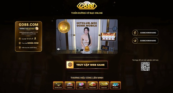 Cổng game Go88 uy tín 2026